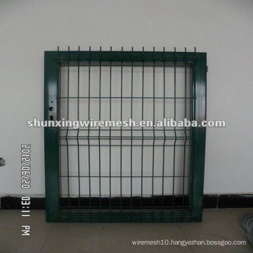 Alibaba China steel Powder coated Iron Yard fencing Gate